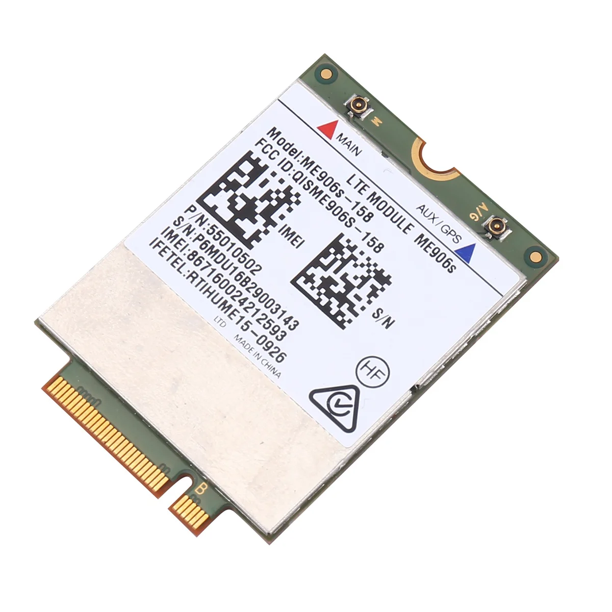 Tarjeta de banda ancha móvil 4G LTE / HPSA +, ME906S-158 de desbloqueo, módulo WWAN B1, B2, B3, B5 Universal