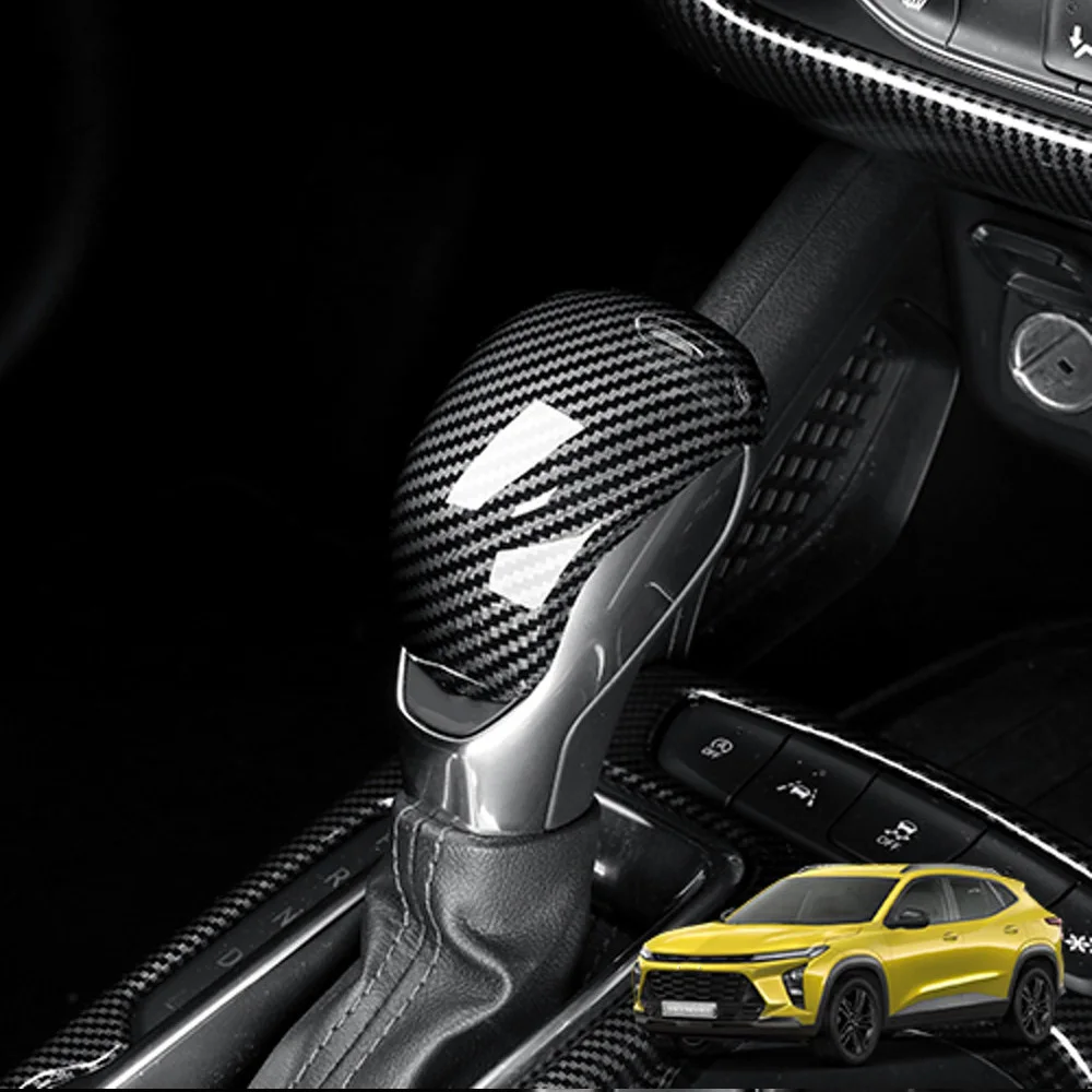 

Car Gear Shift Lever Knob Trim Cover For Chevrolet Trax 2024 Interior Styling Accessories