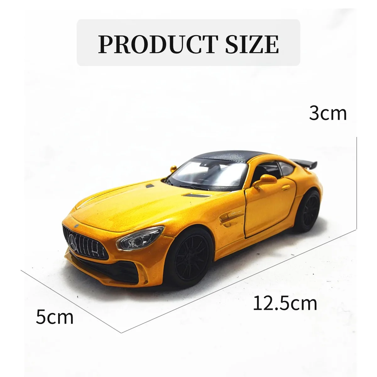 1:36 Car Model Mercedes AMG GTS Scale Metal Diecast Replica Home Office Miniature Art Vehicle Hobby Decoration Kid Boy Toy