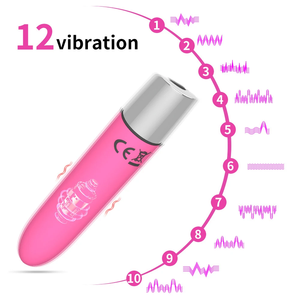 2.Sexual Toys Female Masturbation Tools Silicone 12-frequency Vibrator Female Vibration Double Penetration Band Vibrator Lesbian