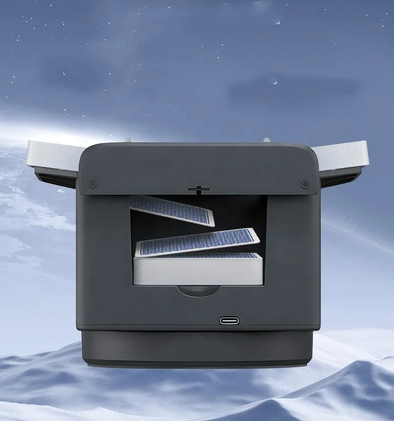 

2,4,6 Decks Automatic Black Card Shuffler Beauty Personal Care for Texas Hold'em Poker Game Playing Card Mixer Dealer Machine