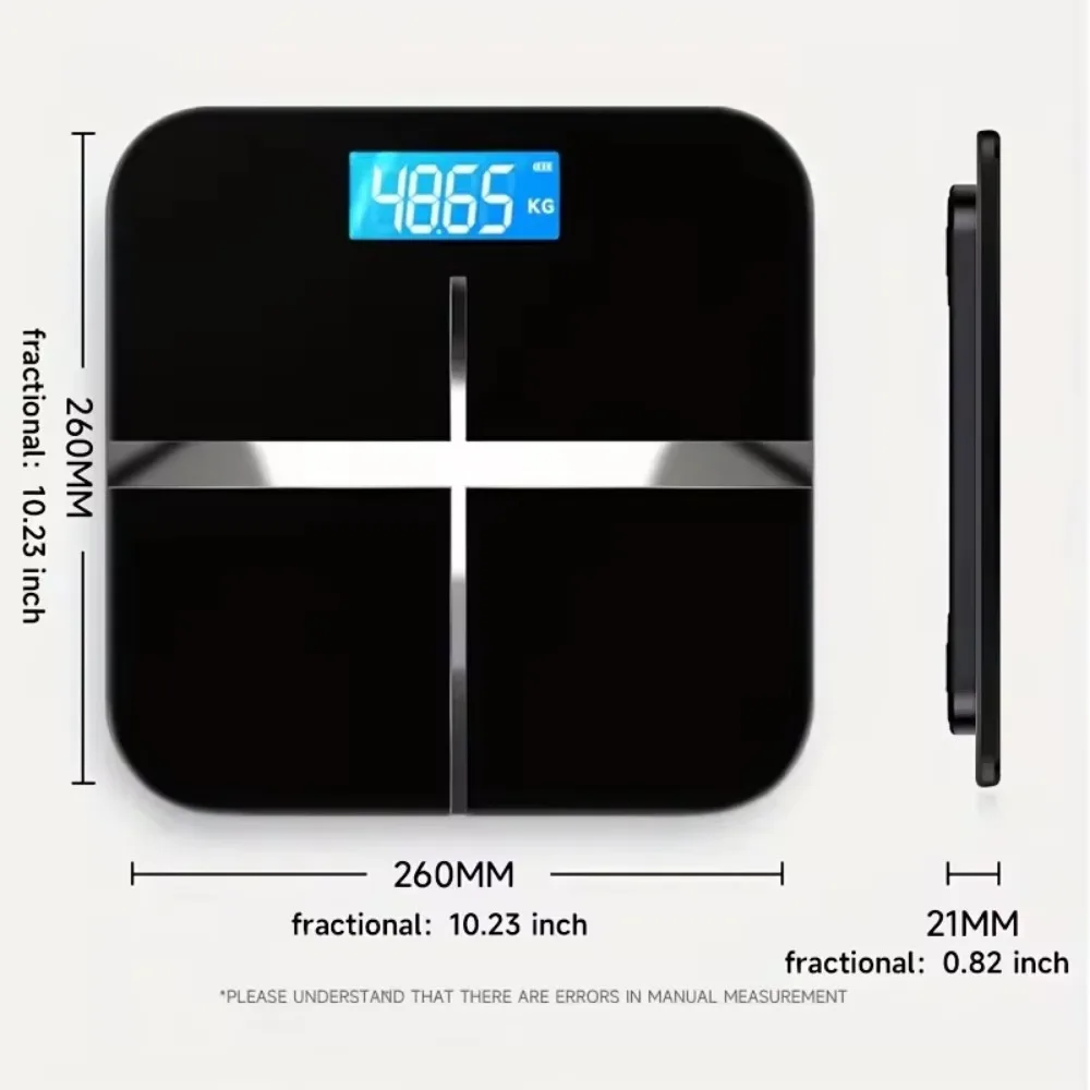 High Accuracy Electronic LCD HD Display Weight Scale High Accuracy Intelligent Home Small Body Scale Dormitory Weighing Scale