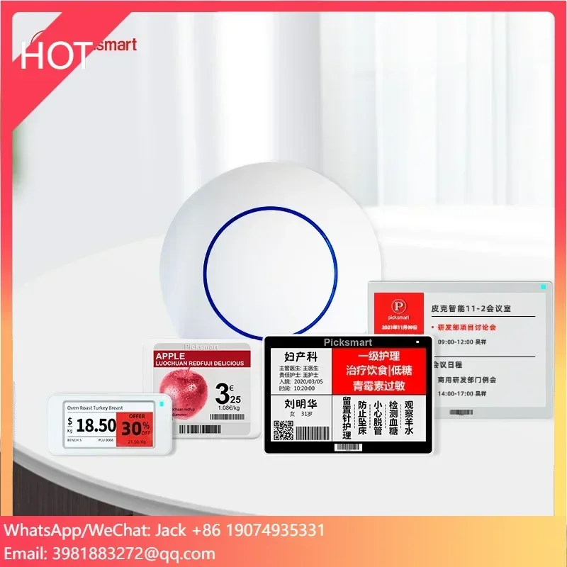 

ESL Sample Electronic Shelf Label Demo Kit"One-Stop"Router&Server Integration System Price Tag Demo Kit RFID Supermarket Shelf