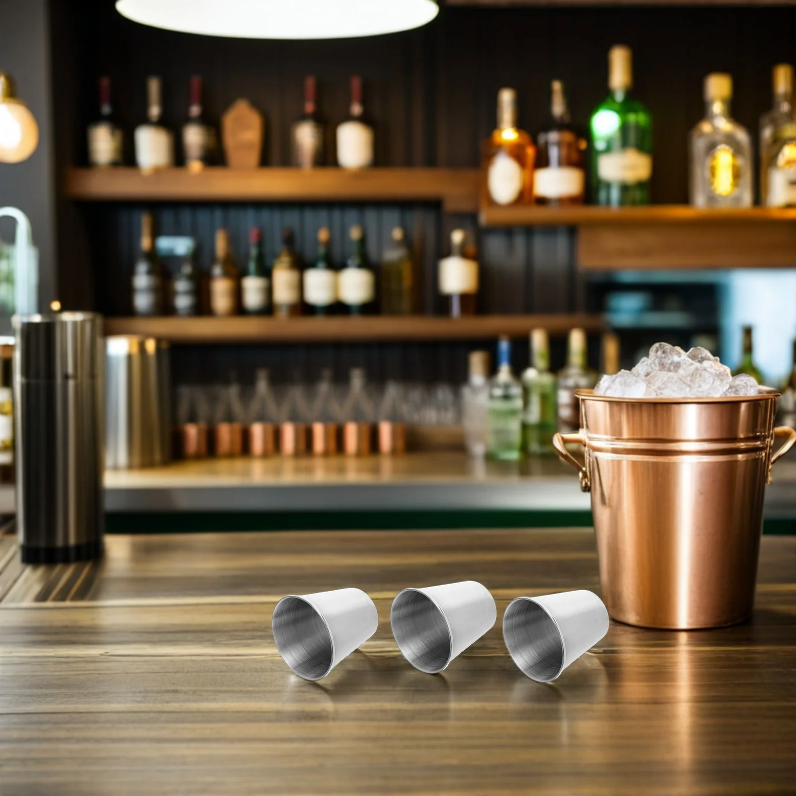 

12Pcs 30ml Stainless Steel Shot Cups Unbreakable Metal Drinkware for Whiskey Tequila Ktv Nights Shot Cups Small