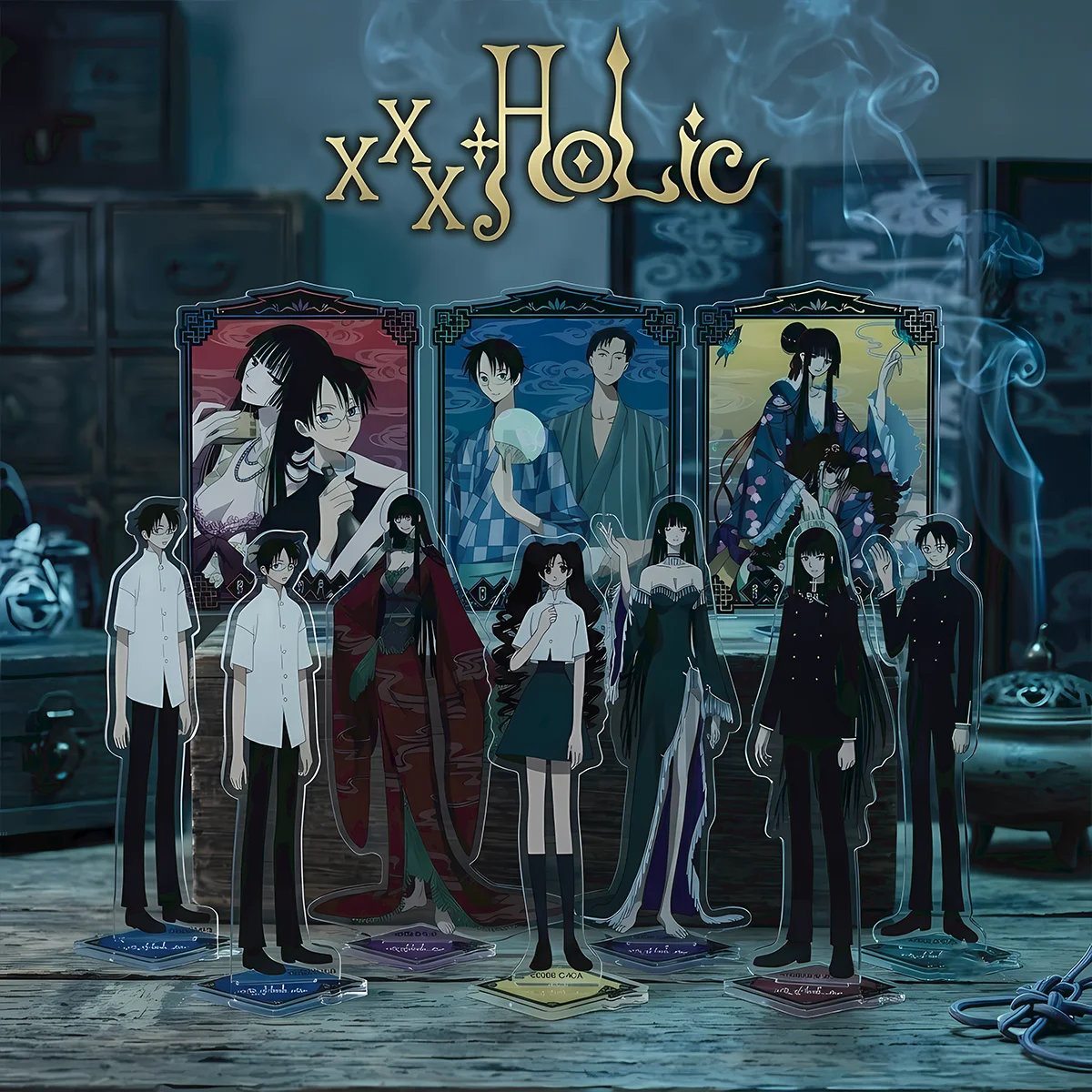Anime xxxHOLiC 15cm HD Acrylic Stand Yuko Watanuki Unique Gift 4th of July Present Desk Bedroom Shelf Supernatural keychain
