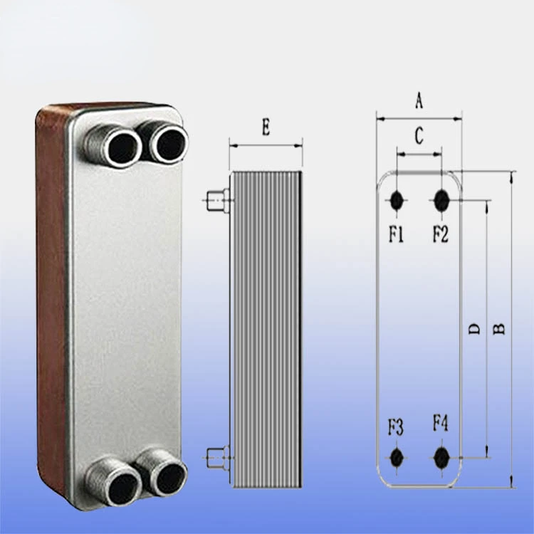 High quality stainless steel brazed plate heat exchanger price