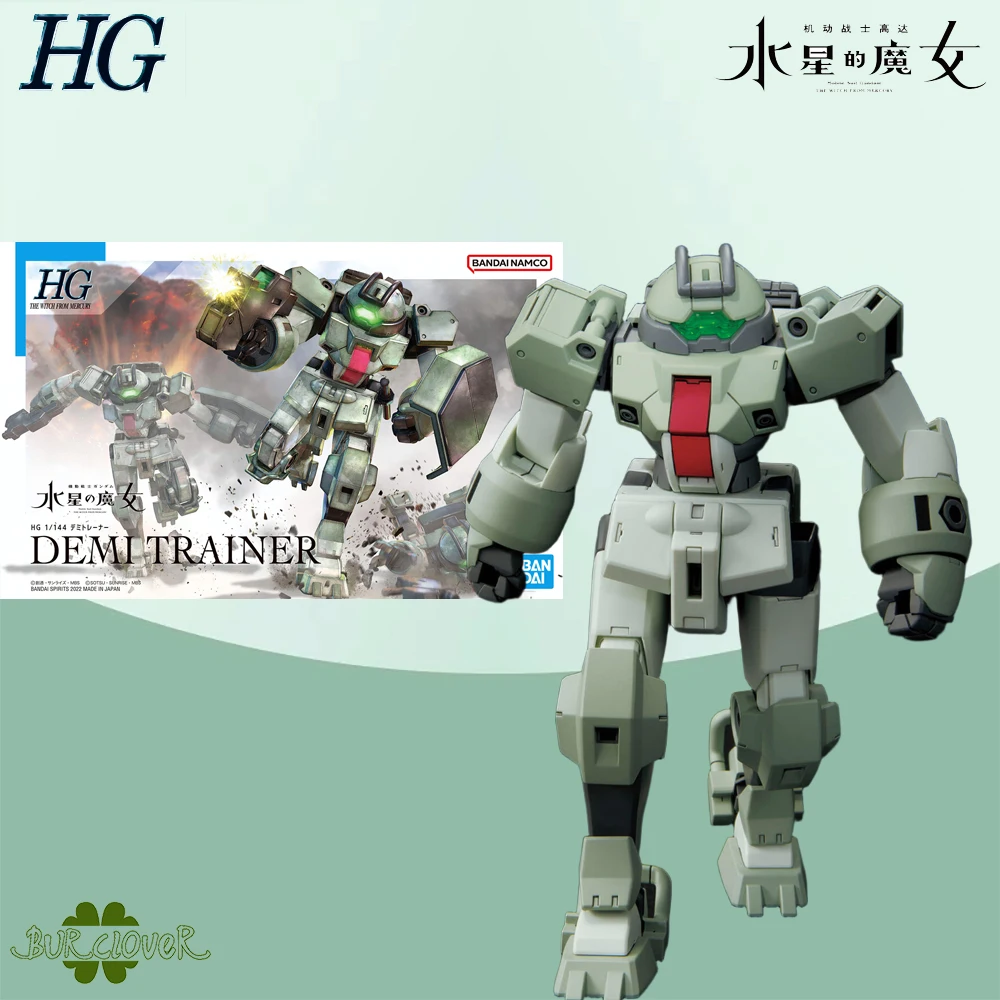 

Bandai Original MODEL KIT GUNDAM HG 1/144 THE WITCH FROM MERCURY DEMI TRAINER Anime Action Figure Assembly Model Toys