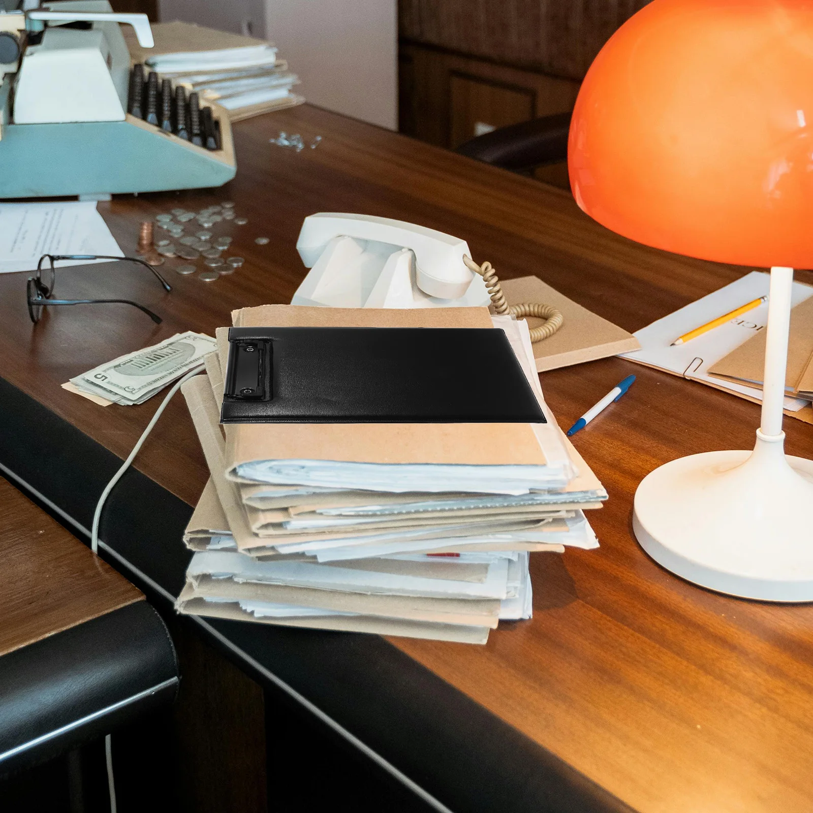 

Mini White Metal Clipboard Holder PU Files Writing Board Storage Organizer Classroom Office Supplies Teacher Must Haves