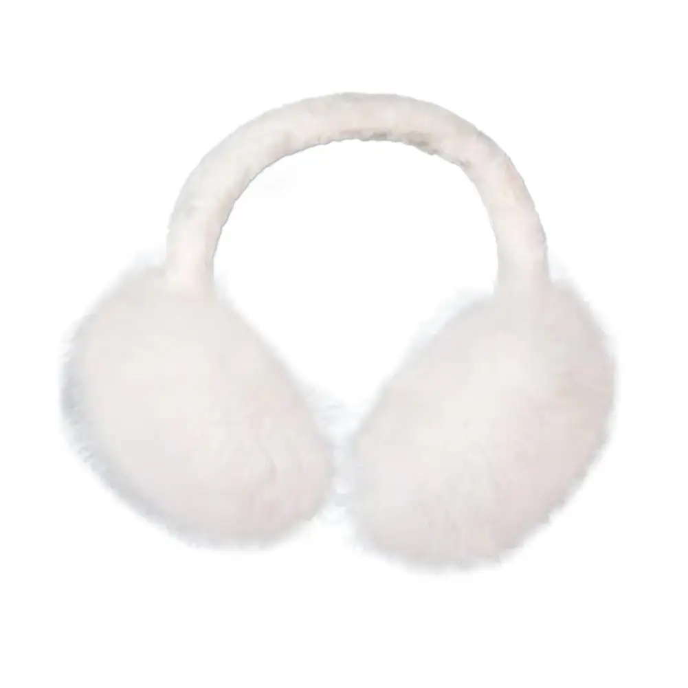Foldable Plush Ear Muffs for Women Winter Fashion Warm Ear Covers Korean Style Cute Cold Protection Ear Warmers for Girls Boys