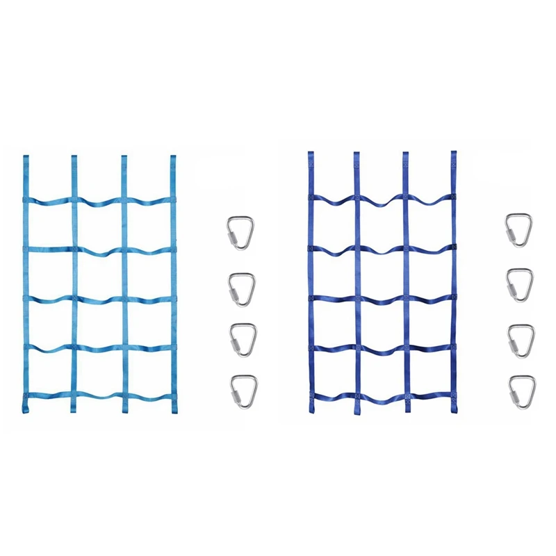 

Сетка для скалолазания в помещении и на открытом воздухе (70 дюймов x 43 дюйма), сетка для грузовых перевозок на игровой площадке, сетка для скалолазания на петель, детская сетка для скалолазания