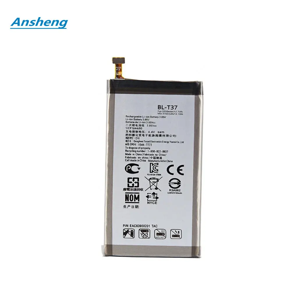 

3.85V 3300mAh BL-T37 Battery For LG V40 ThinQ Q710 Q8 2018 Version Q815L Q Stylo4 Q710 Q710MS/CS Mobile Phone