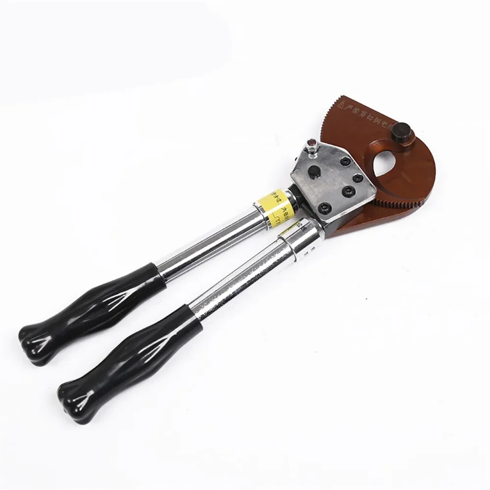 J40 300mm² Ratchet Cable Cutter Tool Manganese Steel Copper Wire Cutting 40mm Cu/Alu Cable Electrical Wire Scissors Hand Tools