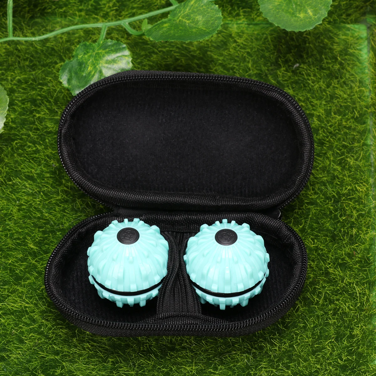 1 قطعة تدليك الدوران السماء الزرقاء قطعة واحدة كرات لتخفيف الضغط الضغط الإجهاد تخفيف تململ أداة لينة ضغط