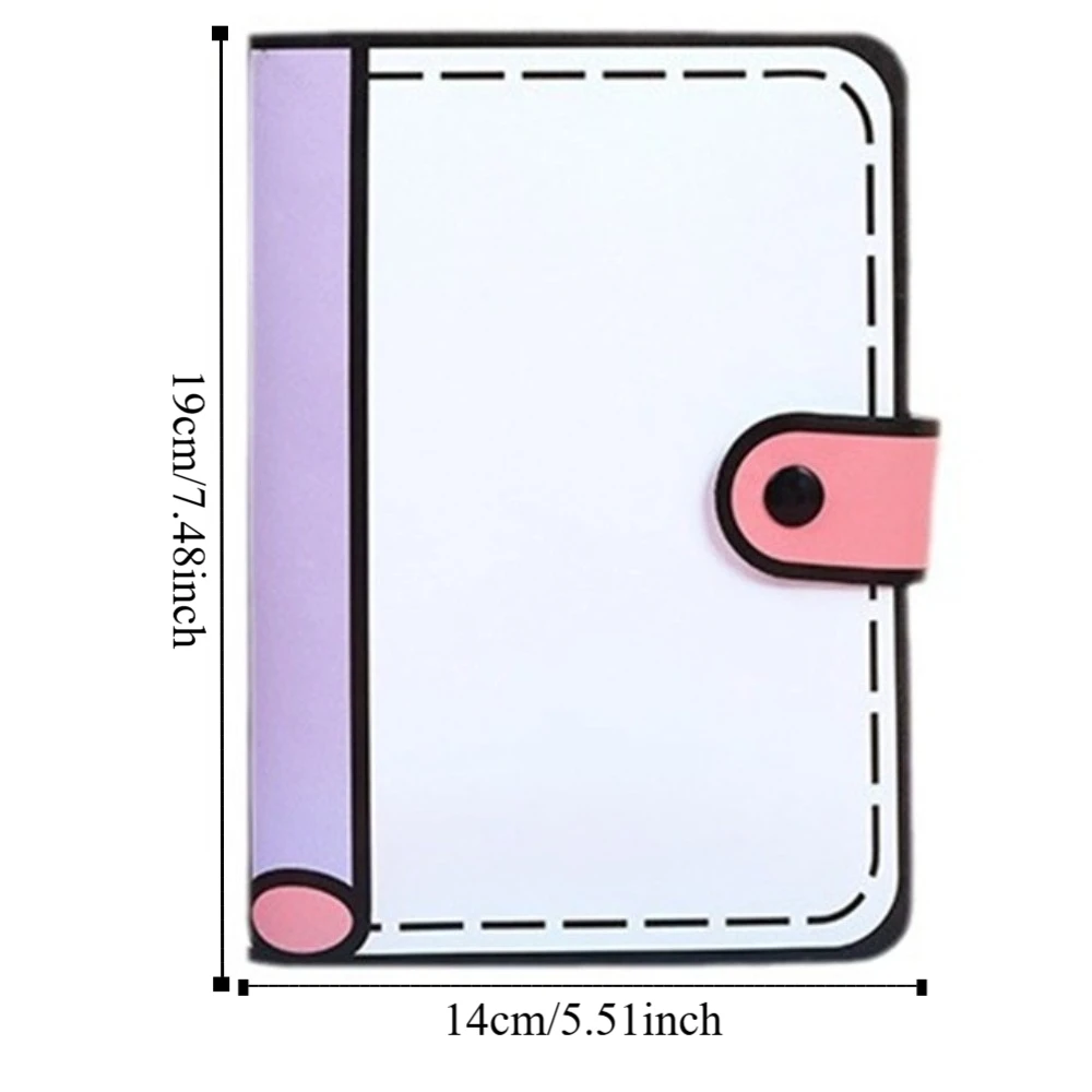 Engraçado a6 couro do plutônio caderno retalhos bloco de notas folha solta caderno 100 folhas papelaria escrita bloco de notas sketchbook