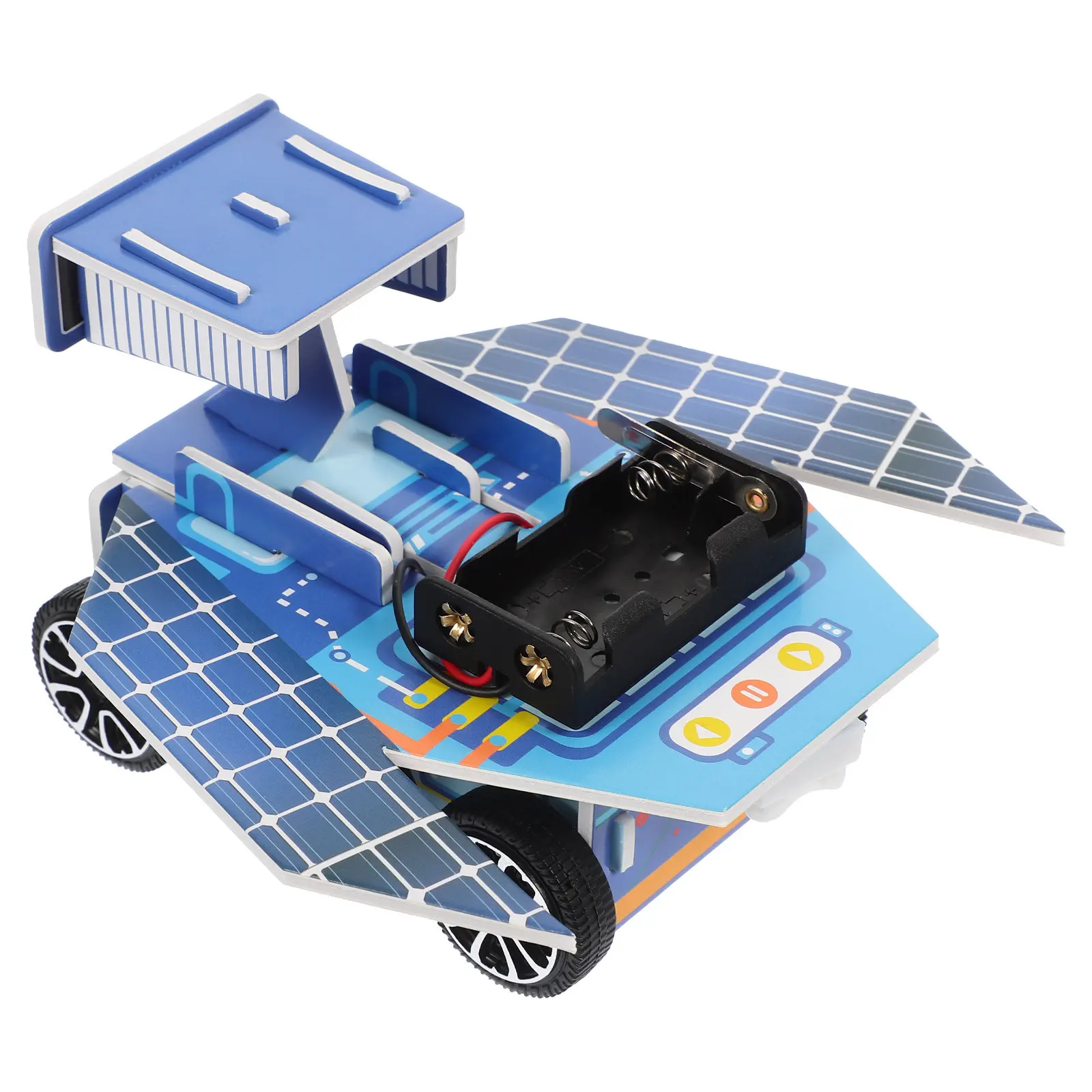 1 Set de Coche de Exploración de Marte para Ensamblar, Kit Educativo de Ciencia para Proyectos de Experimentos Espaciales, Aprendizaje Práctico para Estudiantes