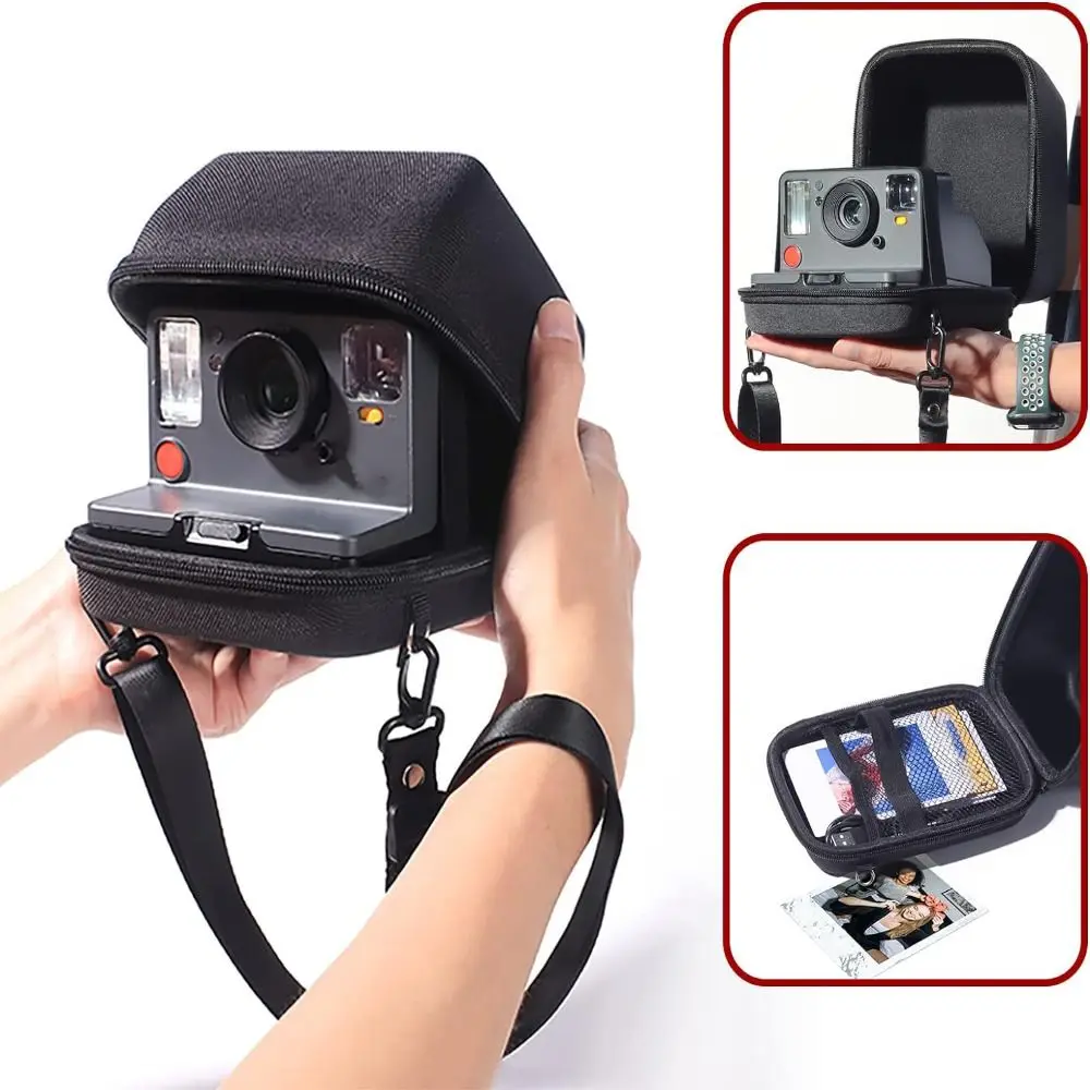 Shockproof I-Type Instant Camera Storage Bag EVA Anti-Drop Film Camera Carrying Case Hard for Polaroid One Step 2/NOW