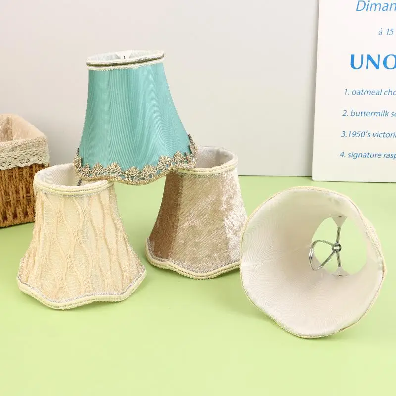 New 1 Piece Home Lighting Accessories Fabric Lampshade Simple Chandelier Lampshade Shell Cover DIY Decoration