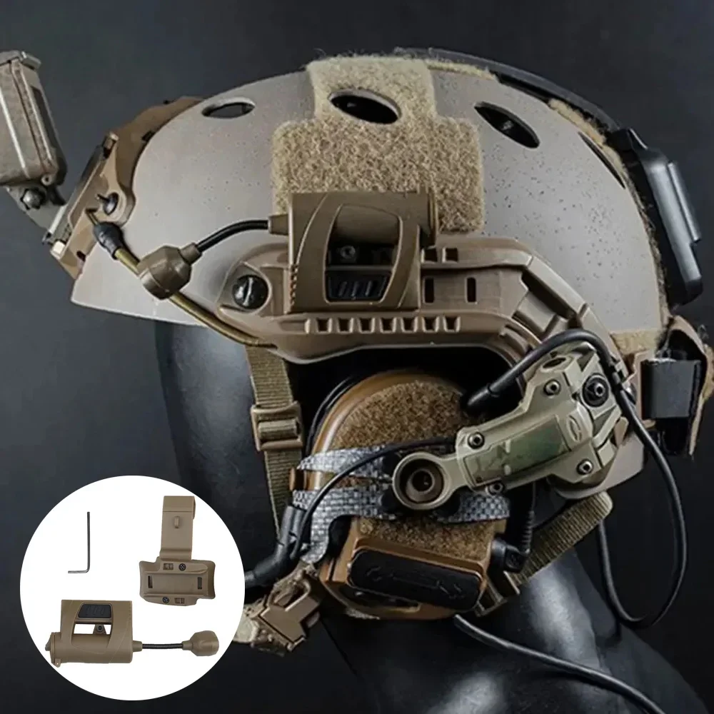 3-وضع Led خوذة التكتيكية ضوء Mpls خوذة الإضاءة مصباح يدوي الصيد في الهواء الطلق توفير الطاقة الإضاءة متعددة الوظائف