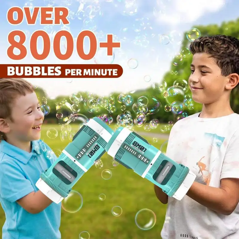 

Bubble Machine Electric Lighted Musical Toy Rechargeable Robot Arm Automatic Bubble Blower For Kids 3 Years Outdoor Backyard