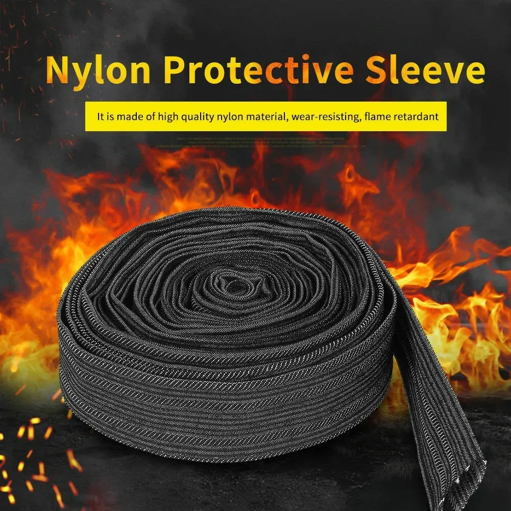 

Sheath Nylon Protective Cover Sheathed Cable Cover Welding Tig Torch Accessories Black Hose Hydraulic High Quality