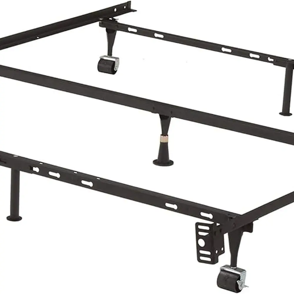 

Прочный металлический каркас кровати размера «queen-size» на 7 ножках с усиленной центральной опорой