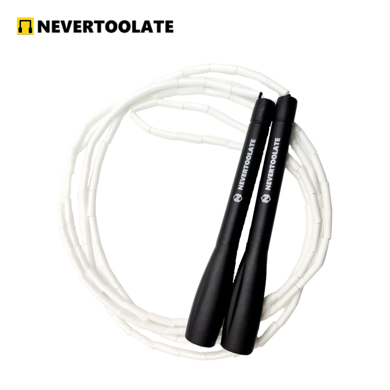 NEVERTOOLATE TPU soft beads beaded jump rope anti friction 2cmx6mm LOW AIR RESISTANCE beads FREESTYLE fitness professional