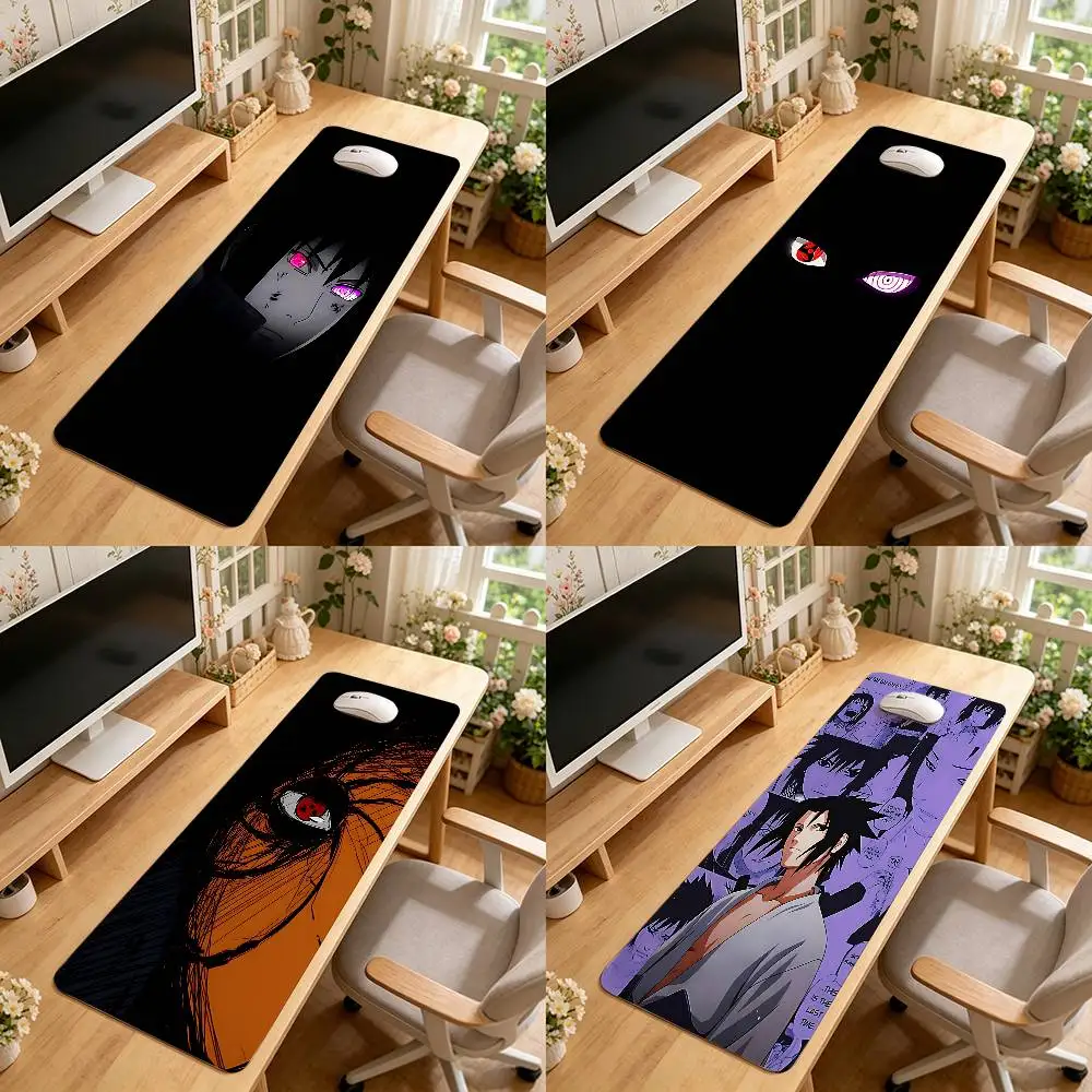

Cool S-Sasuke-Uchiha-S Anime Mouse Pad Computer Mat Deskpad Laptop Keyboard Mat Office Large Landscape Mousepad