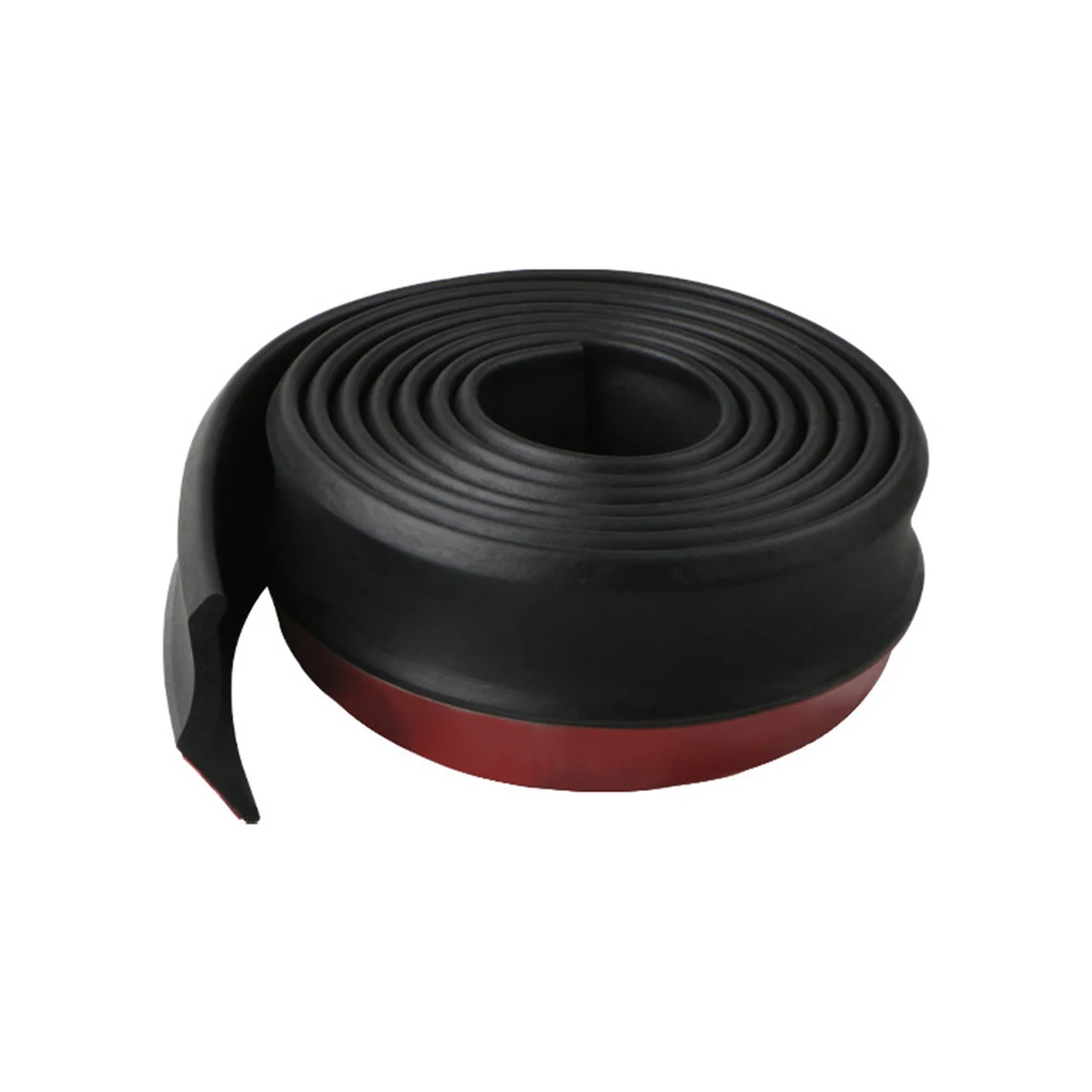 Rubber Front Bumper Lip Splitter Body Spoiler Chin Skirt for Cars Trucks and SUVs Providing Front End Coverage