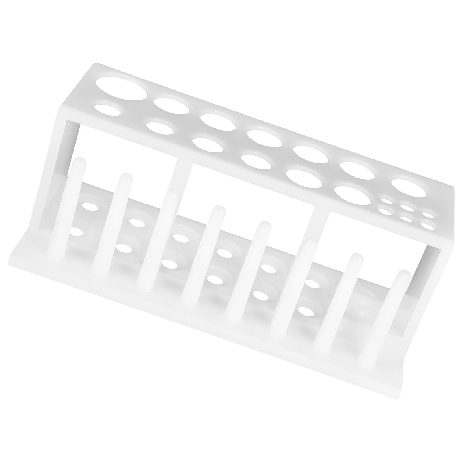 

Jumbo Test Tubes with Stand for Plants Science Laboratory Vial Support Holder Rack