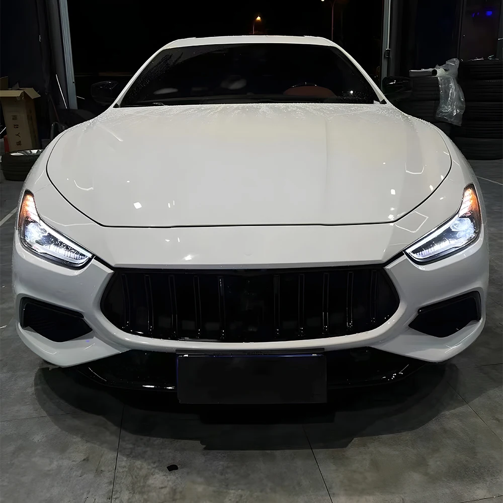 

Для Maserati Ghibli 2014-2023 автомобильные фары в сборе, обновленная высокая конфигурация, светодиодный проекционный объектив, аксессуары для инструментов