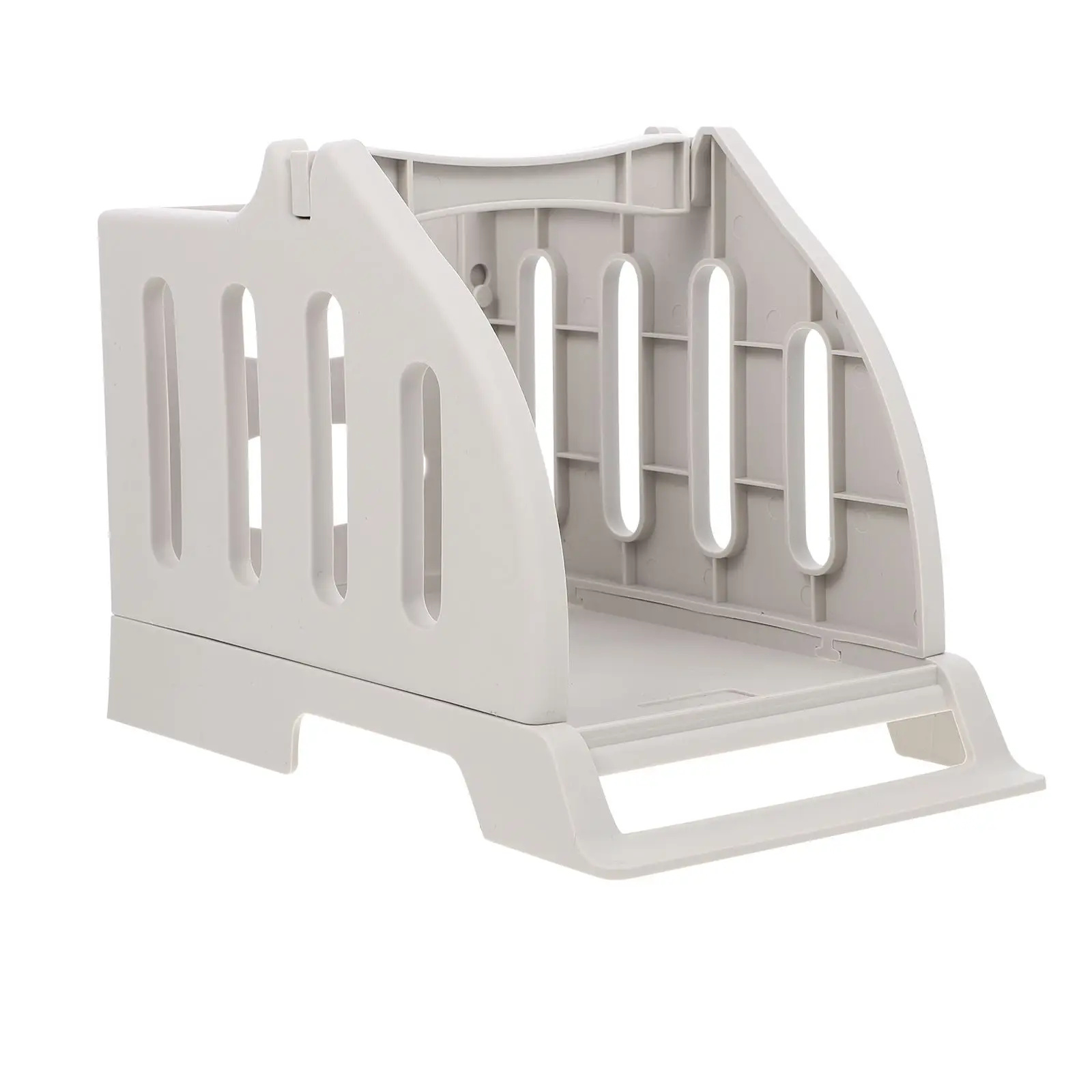 

Dual Use Label Holder for Stickers Folded Labels Compatible Desktop Printers Easy Assembly White Plastic Thermal Bracket Label