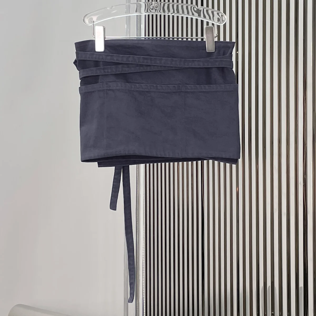 High Quality Women Wrap Tie Mini Skirt With Inner Shorts Pocket Casual Short Skort lyt127495