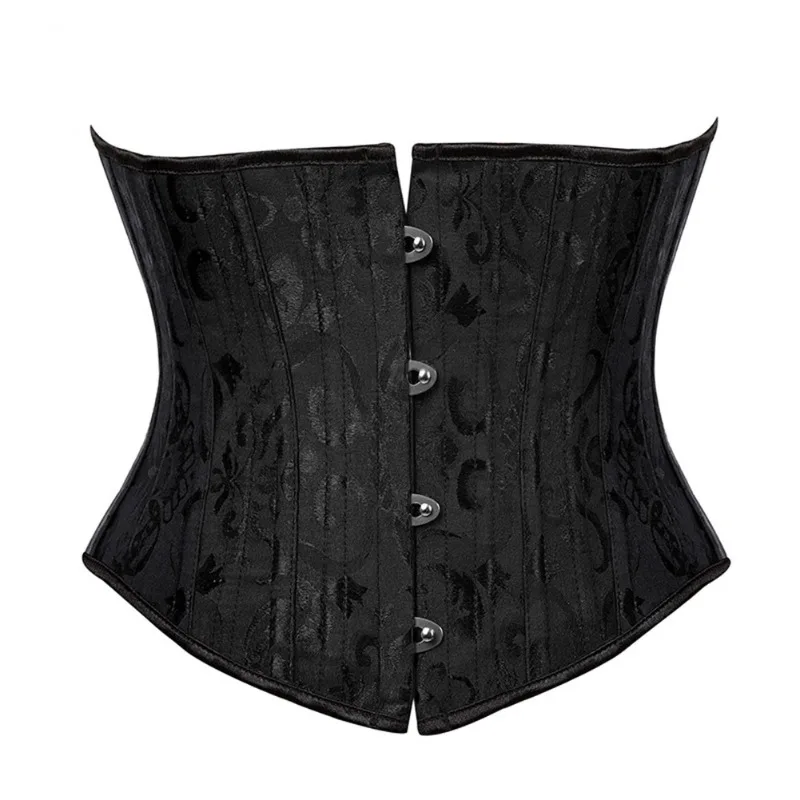 Vintage Underbust Corset Waist Trainer Lingerie Body Shaper Sexy Corselete Slimming Shapewear Girdling Gothic Fajas Women Cloth