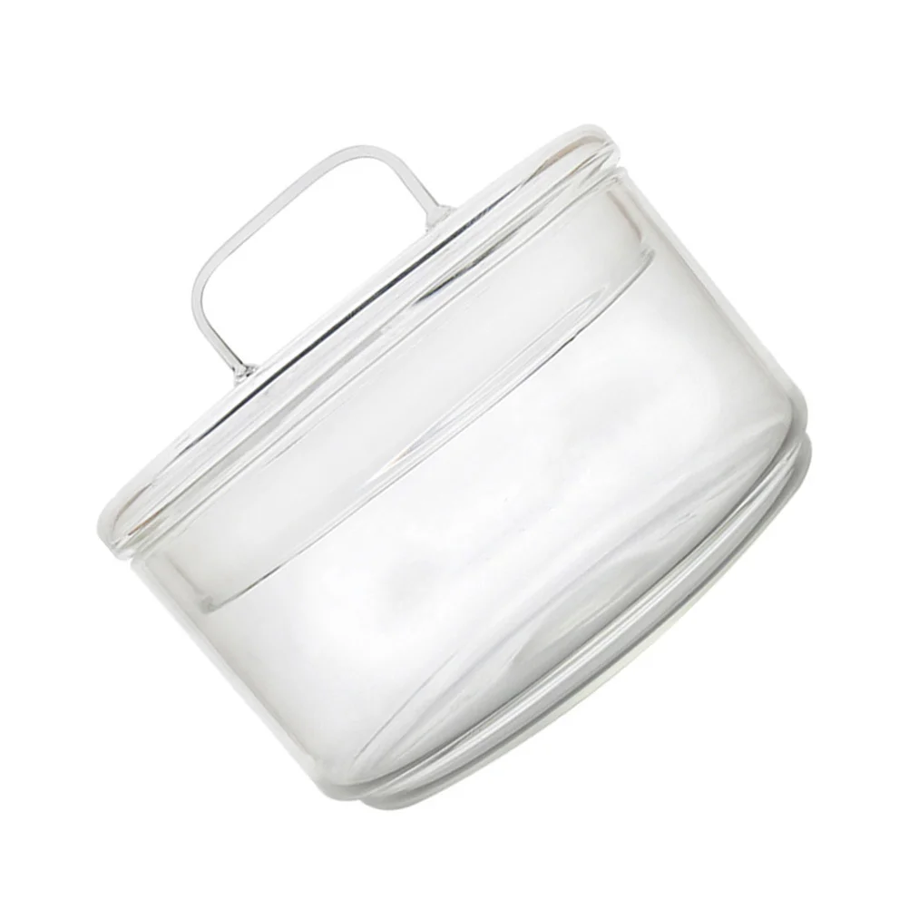 

1Set Transparent Glass Bowl Fruit Salad Serving Clear Food Container Easy to Clean for Home Fruit Bowl