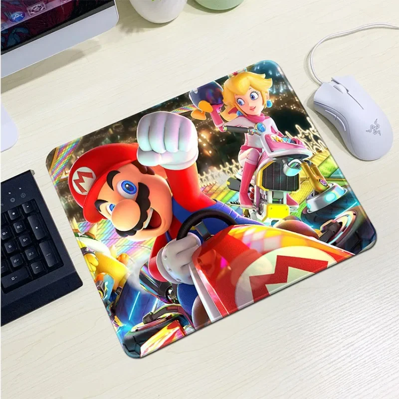 Super Mario Bros Mouse Pad Gaming Esports Laptops Accessories 3D Anime Premium Mousepad Office Speed and Control Desk Mouse Mat