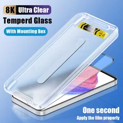 One-click Installation Screen Protecto For Samsung Galaxy A53 A52 A52S A51 A73 A72 A71 S20 S23 FE A33 A23 A32 A31 Tempered Glass