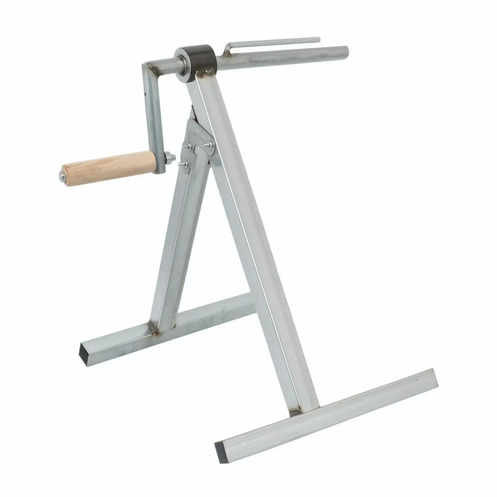 Hose Reel Winder Hand-Cranked Hose Winder with Crank Handle Foldable Floor-Standing for Gardeners, Gardens, Farms