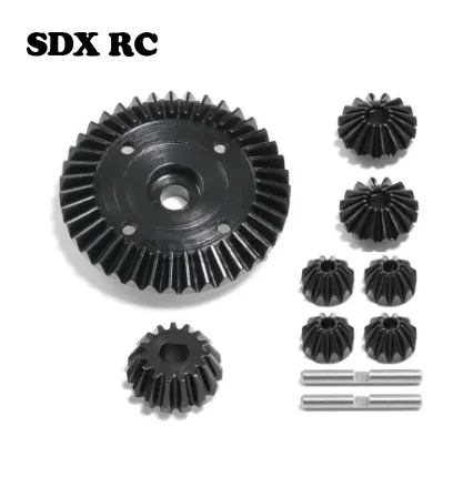 

45# Steel Metal Differential Ring Gear Output Gears Set for Tamiya TT02 TT02B XV02 1/10 RC Car Upgrade Parts Accessories