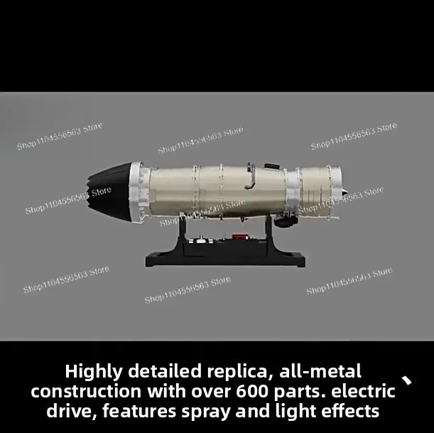 The engine model can be assembled with metal parts and start the DM135.
