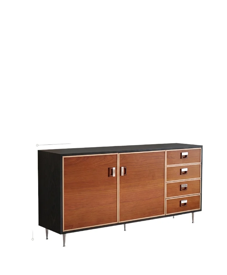 LMM living room against the wall solid wood medium ancient style high sense new storage drawer cabinet