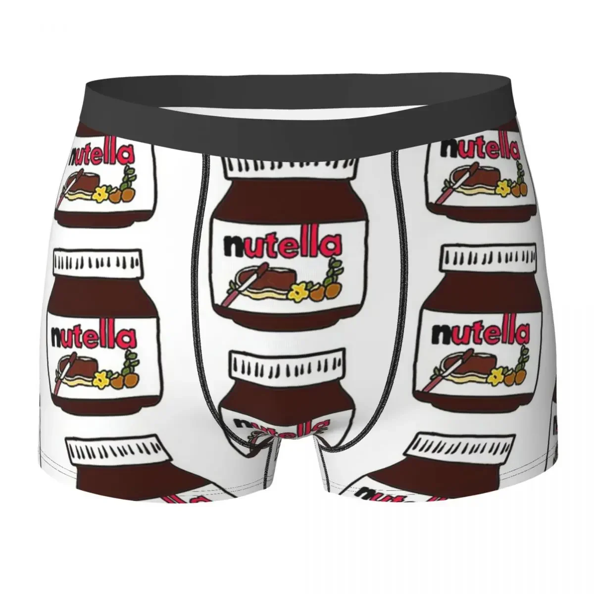 Boxer Underpants Shorts Nutella Panties Male Soft Underwear for Homme Man Boyfriend Gifts