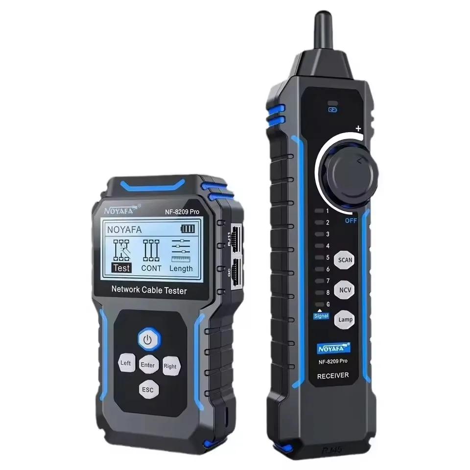 NF-8209Pro Network cable locator length measurement PoE tester break short circuit cross detector rj45 Connector tester