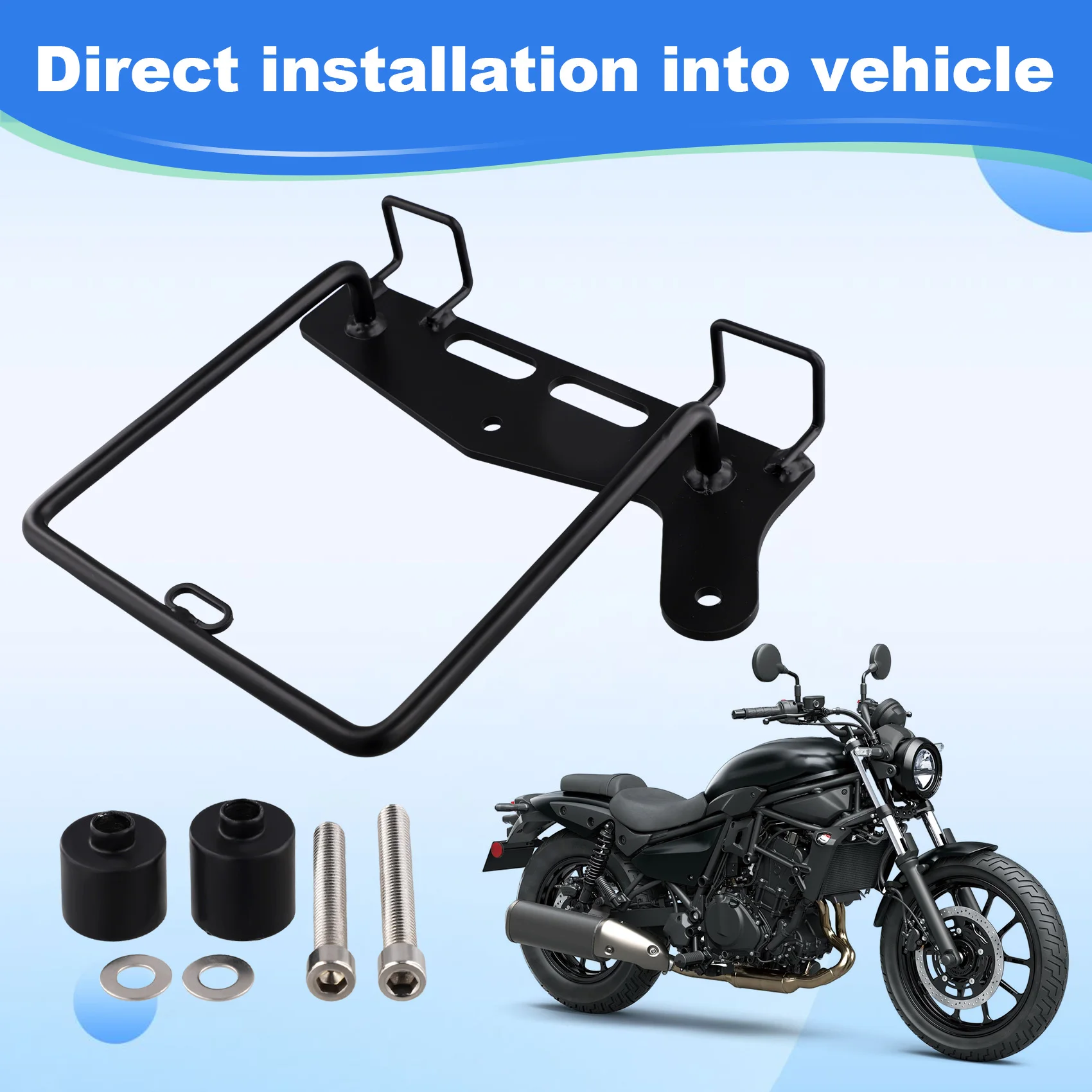 

Ac29-Motorcycle Luggage Rack Saddlebag Bracket Side Trunk Bag Support Mount Holder For Kawasaki ELIMINATOR 500 SE500 E500