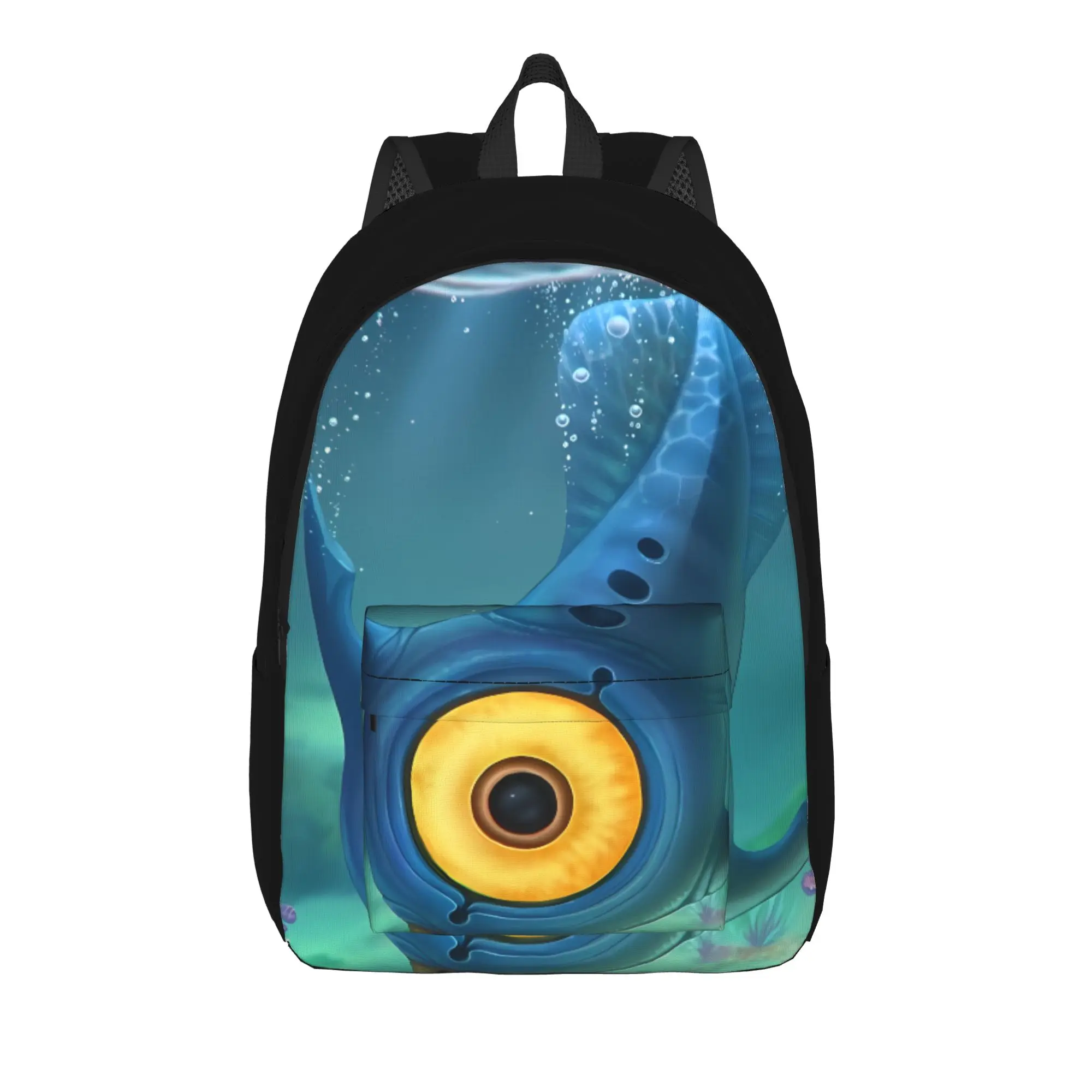 Back to School Season Peeper Rucksack Subnautica Teenager Adjustable Strap Backpack