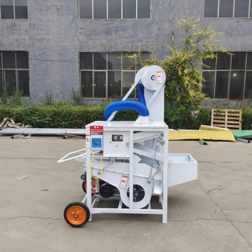 Grain Wind Selection and Screening Machine Gravity Separator Machine for Seeds Soybean Seed Selection Cleaning Machine Chickpea