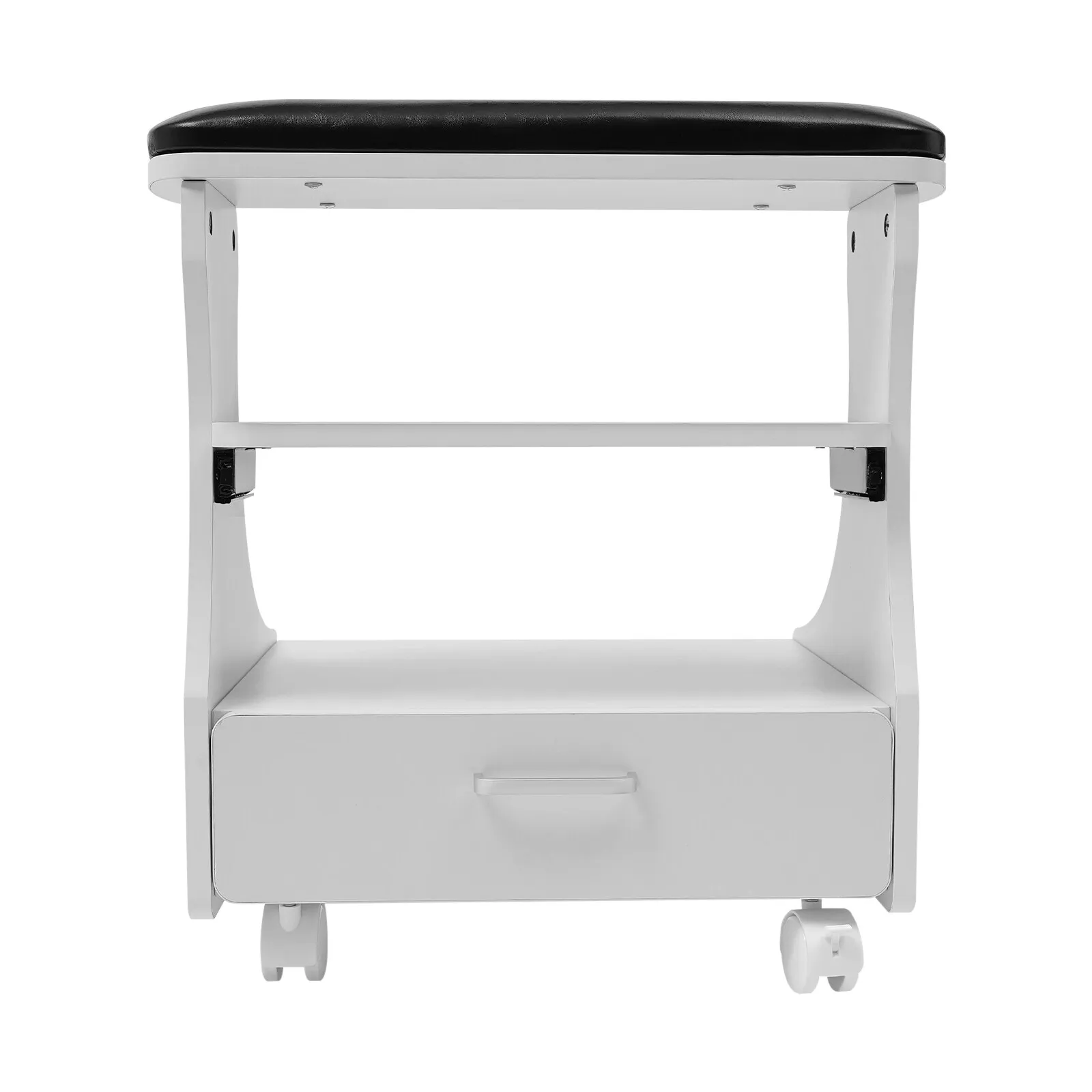 Adjustable Salon Foot Stool - Portable Spa Stool with Wheels for Pedicure, Manicure & Foot Bath spa pedicure chair