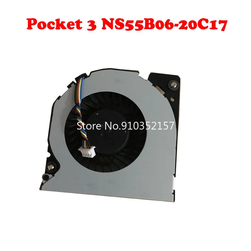 Laptop CPU FAN For GPD P3 Pocket 3 NS55B06-20C17 POCKET 3 NS55B96-16E15 / WIN3 G1618-03 EG50060S2-C07C-S9A WIN 3 DC5V 1.70W 4Pin