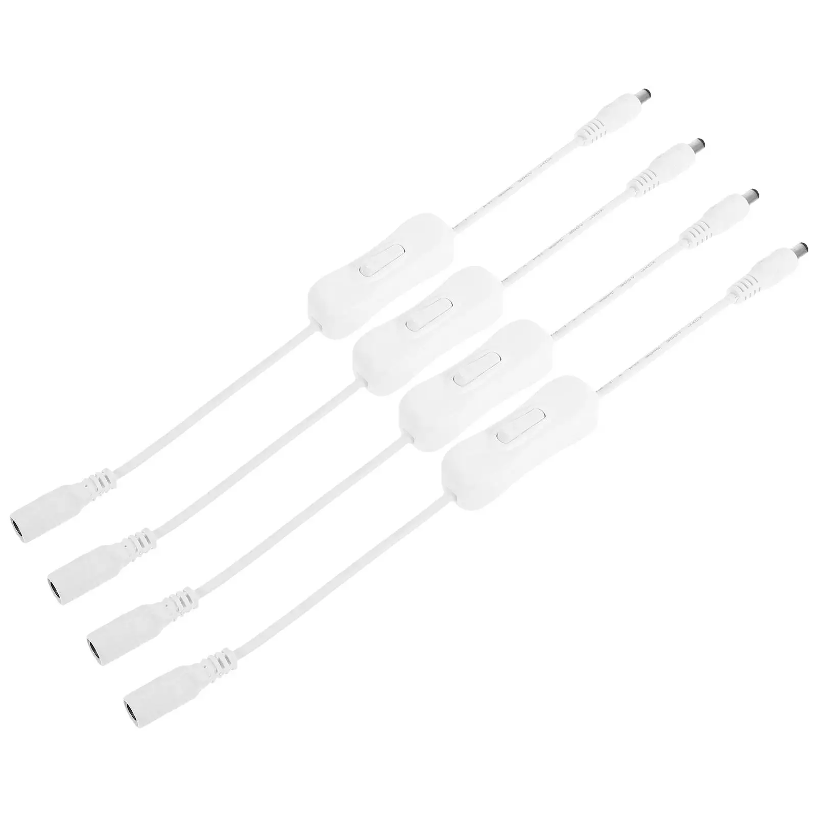 

4Pcs DC Cable Lamp LED Light Supplies 5V 12V Desk Power Adapter Electrical Cord Replacement Parts Table Lamps LED Strips