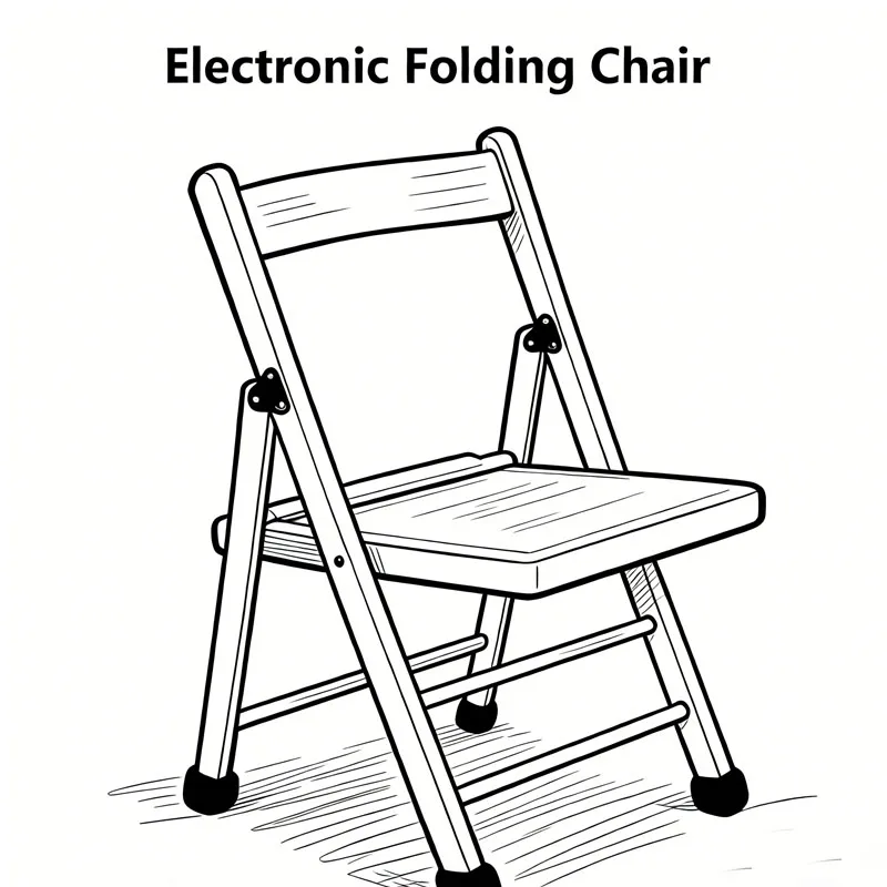 Electronic Folding Chair Fall Apart Chair Magic Tricks For Magician Stage Illusions Gimmick Accessories Mentalism Props