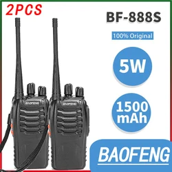 Baofeng Interphone Comunicador Vhf Déterminer CB Interphone BF-888s 2PCS touristes Directionnel 5W UHF 100% group Source